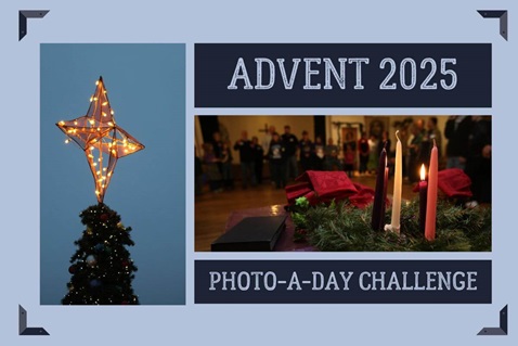 2025 Advent photo-a-day cover Collage for welcoming to the 2025 Advent photo-a-day challenge