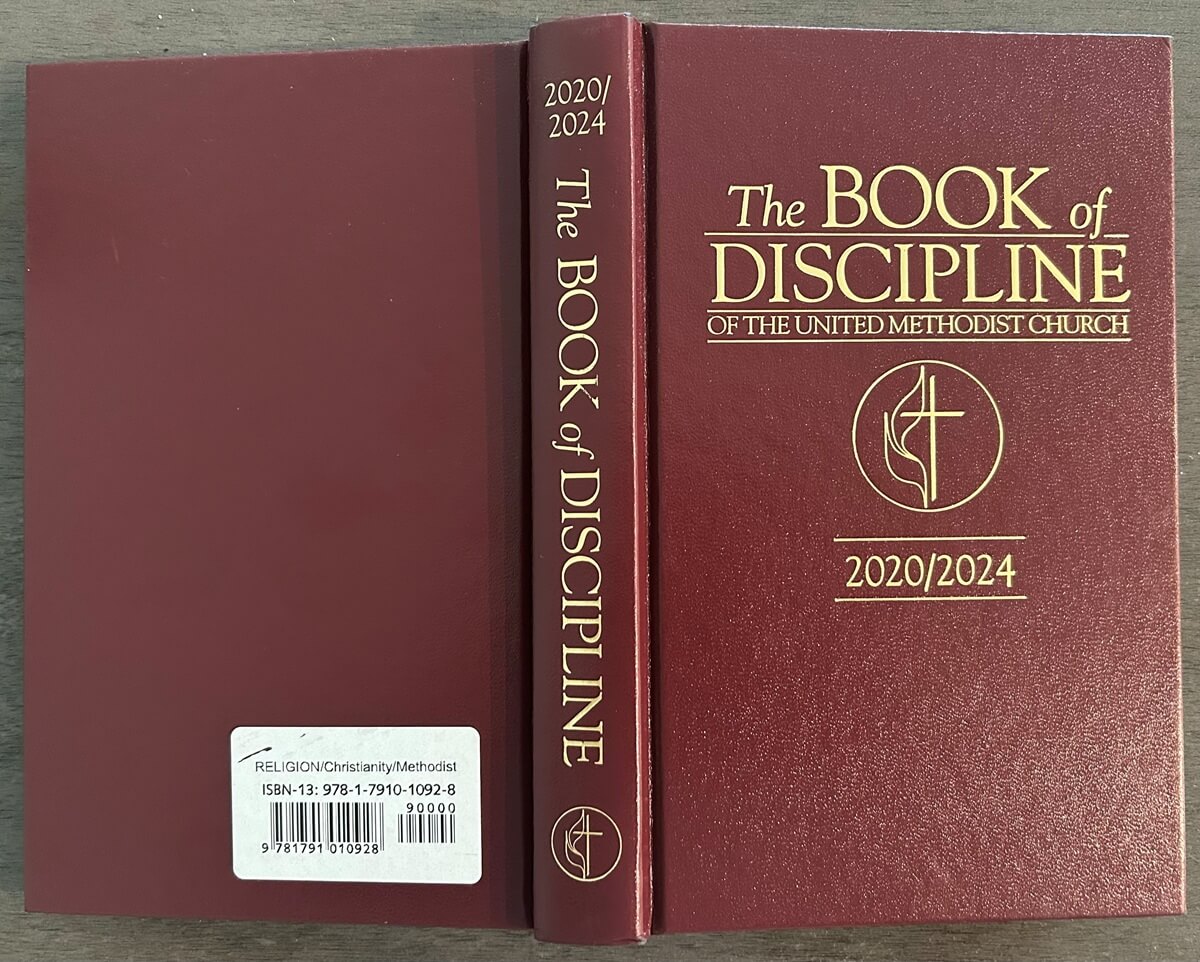 2020/2024년 「연합감리교회 장정」, 연합감리교 출판부. 사진, 김응선 목사, 연합감리교뉴스.