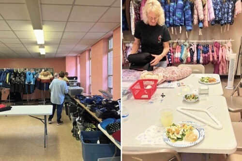 From jackets to boots, cold-weather wear of all sorts is available for children who live in Ishpeming, Michigan, thanks to Wesley UMC.