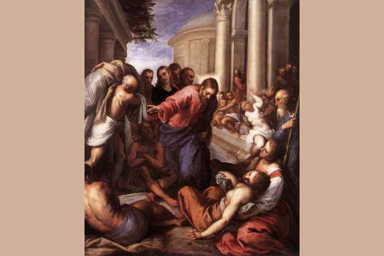 Jesus heals the man at the pool