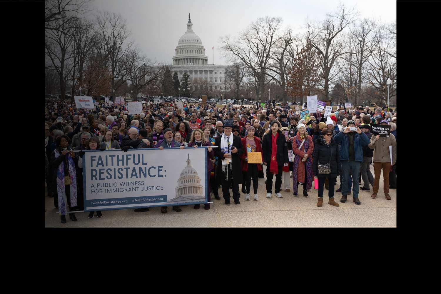 Faithful Resistance march in Washington D.C. 2026