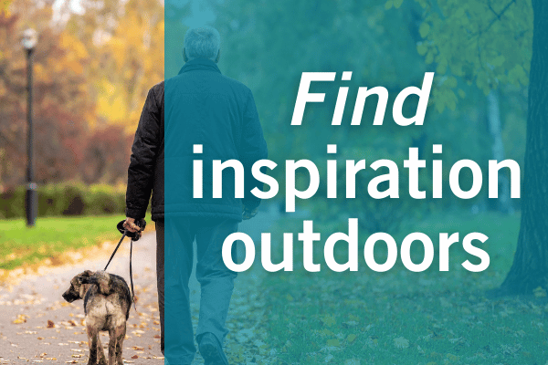 Find inspiration outdoors