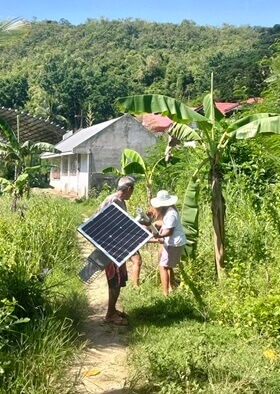 Solar lights are installed in storm-ravaged areas of the Philippines after consecutive disasters led to a multi-faceted relief effort in 2025 and 2026.